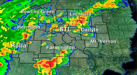 Severe storms roll through St. Louis, leading to some local flood risks